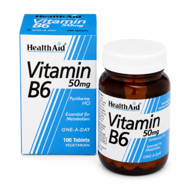 HEALTHAID VITAMIN B6 50MG (PYRIDOXINE)