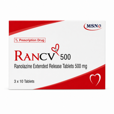 RAN CV (RANOLAZINE) 500MG 30S