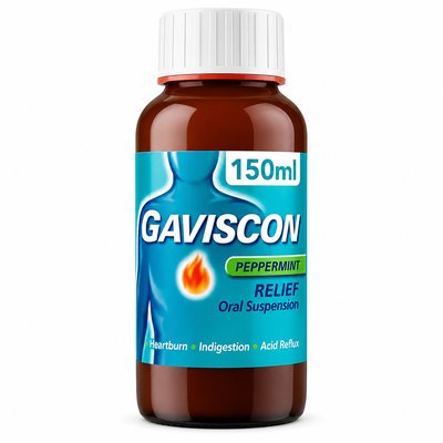 GAVISCON PEPPERMINT SYRUP 150ML