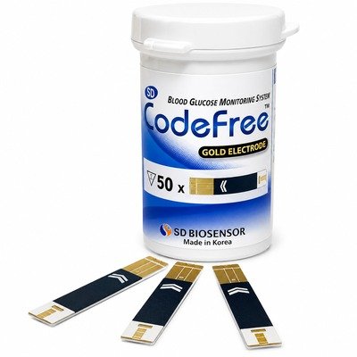 CODEFREE GLUCOMETER STRIPS 50S
