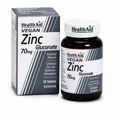 HEALTHAID ZINC GLUCONATE 70MG 90S (PER PACK)