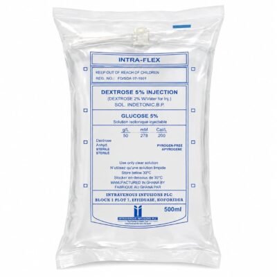 DEXTROSE (D5) 5% BOTTLE 500ML