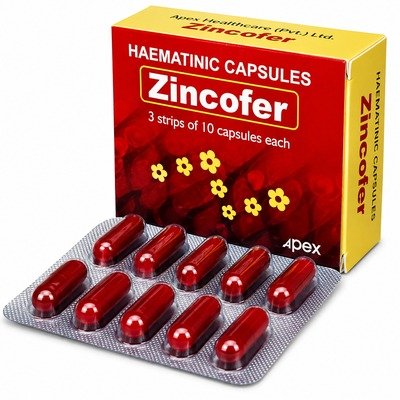 ZINCOFER CAPS 30S