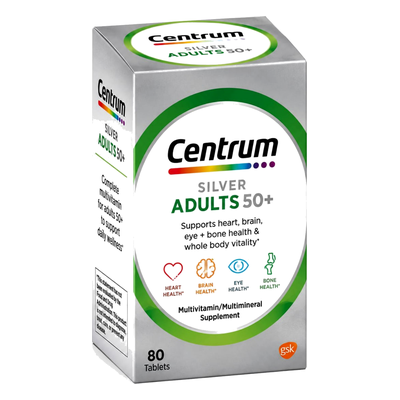 CENTRUM SIL. ADULTS 50+ 80S