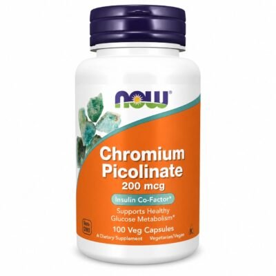 NOW CHROMIUM PICOLINATE 200MCG TABS 100S