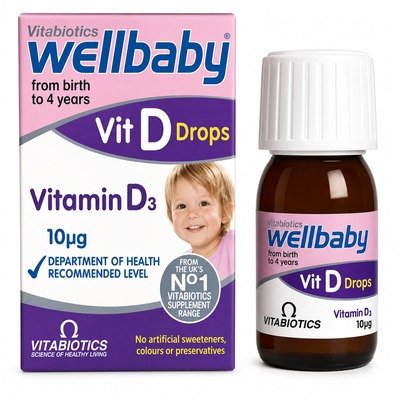 WELLBABY VIT D DROPS 30ML