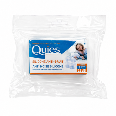 EAR PLUGS SILICONE (QUIES) 3S