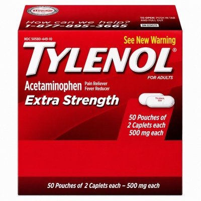 TYLENOL EXTRA STRENGTH CAPS 24S