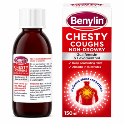BENYLIN CHESTY 150ML RED/PURPLE  NON DROWSY