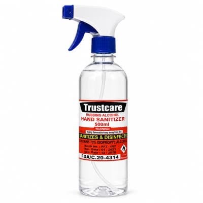 RUBBING ALCOHOL SPRAY SMALL SIZE 500ML