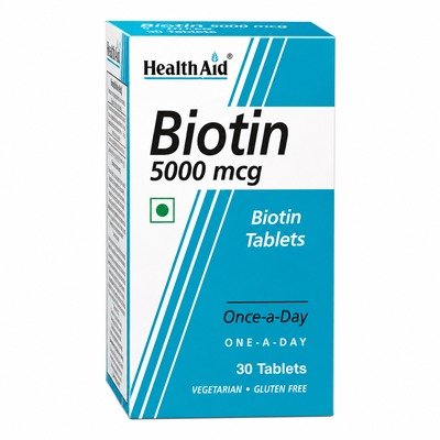 HEALTHAID BIOTIN 5000MCG CAPSULES 60S