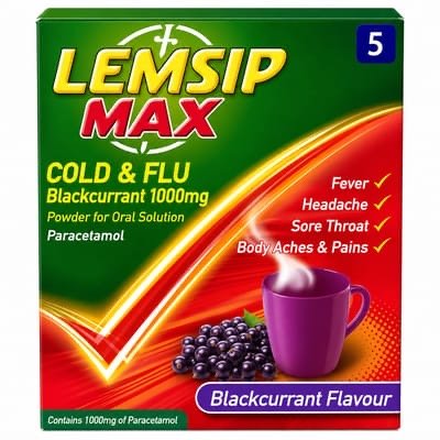LEMSIP PLAIN / MAX COLD AND FLU (PER SACHET)