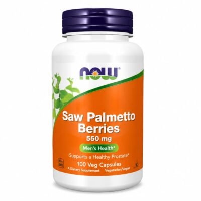 NOW SAW PALMETTO BERRIES 550MG 100S