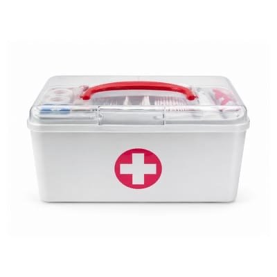 FIRST AID PLASTIC BOX (MEDICINE CABINET)