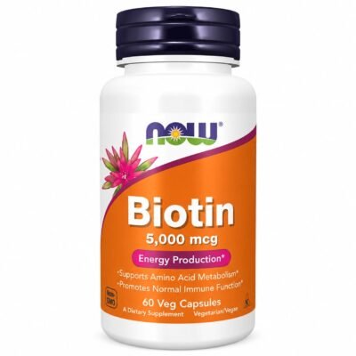 NOW BIOTIN 5000MCG 60S