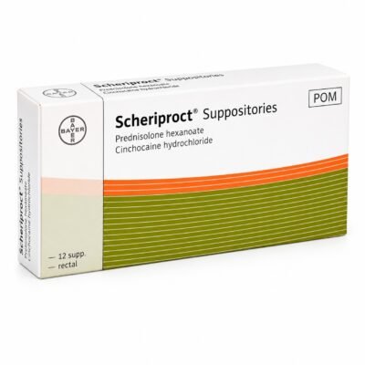 SCHERIPROCT SUPPOSITORIES 12S