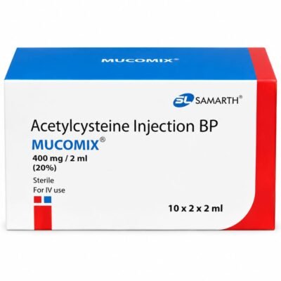 ACETYLCYSTEINE 20% 400MG/2ML INJ.