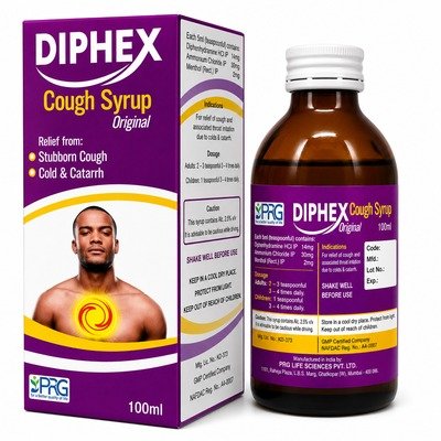 DIPHEX COUGH SYRUP 100ML
