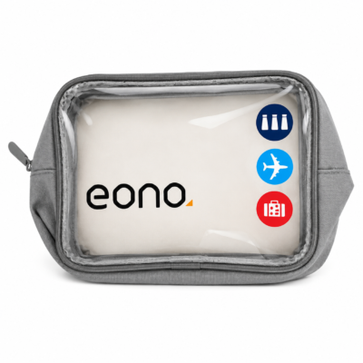 EONO CLEAR TOILETRY BAG