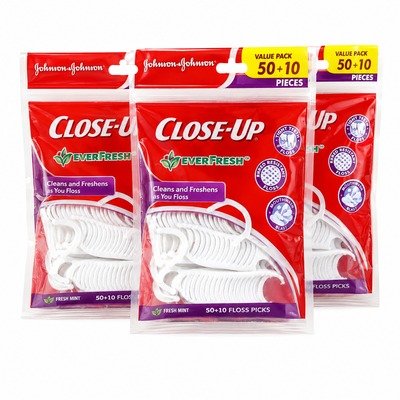 CLOSE-UP/AIM PRECISION DENTAL FLOSS 50S/60S
