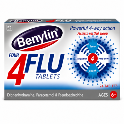 BENYLIN 4 FLU TABLETS 24S