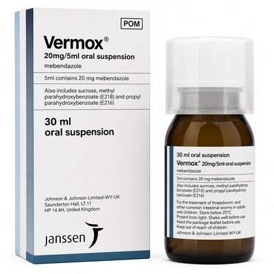 VERMOX SUSP30ML