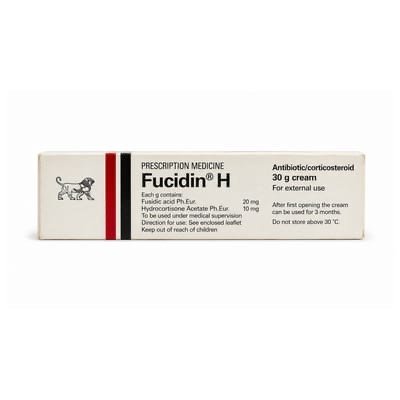 FUCIDIN H CREAM 30G (FUSIDIC ACID/HYDROCORTISONE)