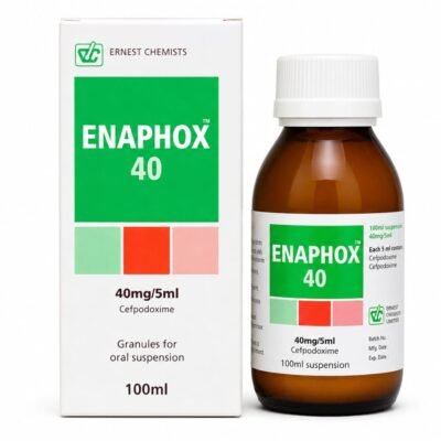 ENAPHOX (CEFPODOXIME) SUSP 40MG/5ML (ORELOX GENERIC)