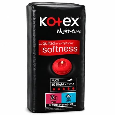 KOTEX NIGHT TIME PADS 10S