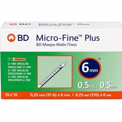 BD MICROFINE INSULIN SYRINGE 0.5ML (0.5MM)