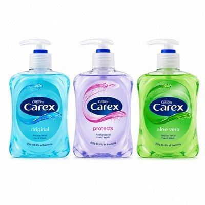 CAREX HAND WASH 250ML (ALL TYPES)