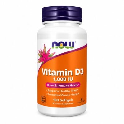 NOW VITAMIN D3 1000IU 180S