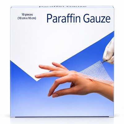 VASELINE / PARAFFIN GAUZE 10CM X 10CM