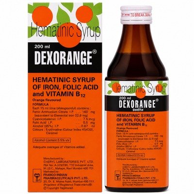 DEXORANGE SYRUP 200ML
