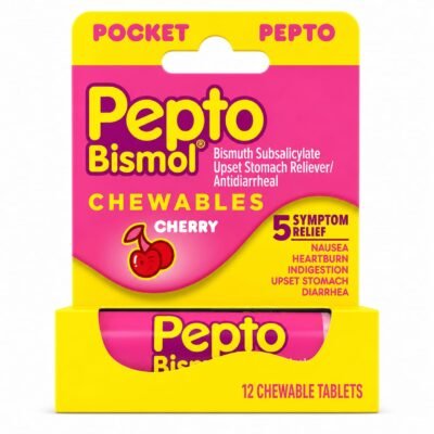 PEPTO BISMOL CHEEWABLE TABS 4S