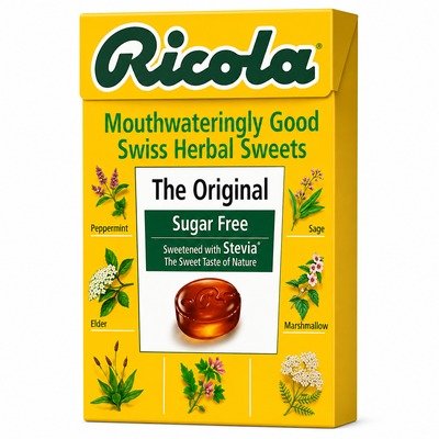 RICOLA SUGAR FREE SWISS HERBALS SWEETS