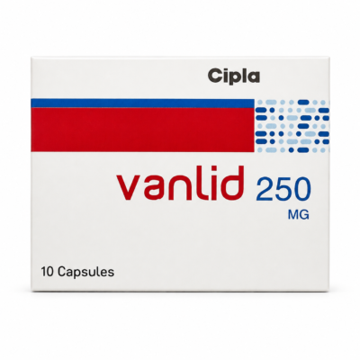 VANCOMYCIN 250MG 10S (VANLID) - PER CAP
