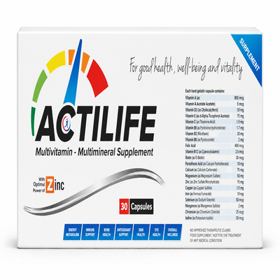 ACTILIFE MULTIVITAMIN CAPS 30S