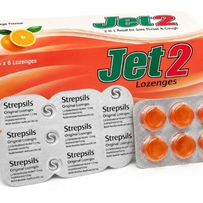 JET 2 LOZENGES PER STRIP 25X6