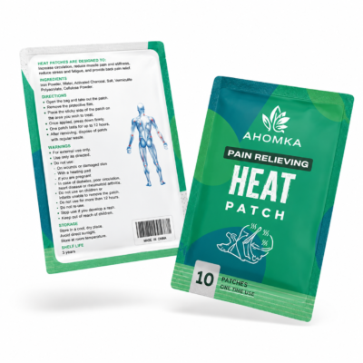 AHOMKA HEAT PATCH 10S (PER PACK)