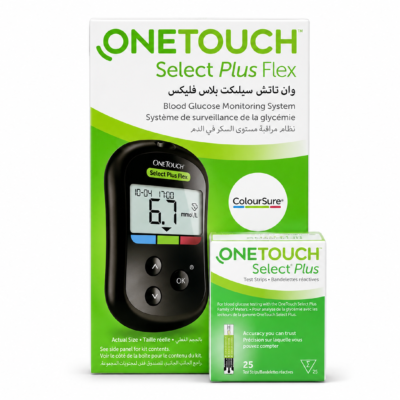 ONETOUCH SELECT PLUS FLEX METER (WITH STRIPS)