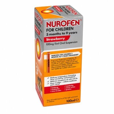 NUROFEN SYR 100ML ALL TYPES